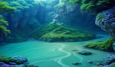 永利皇宫花园景观套房宽敞客厅，落地窗外是标志性花卉喷泉全景，沙发区与餐厅区分区明确，装饰典雅奢华